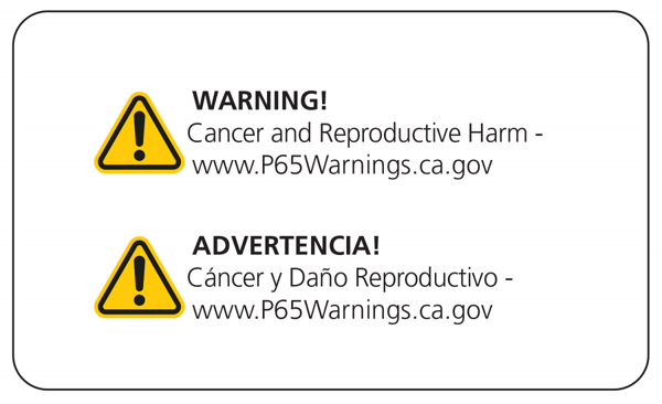 Blink-CA-prop-65-label